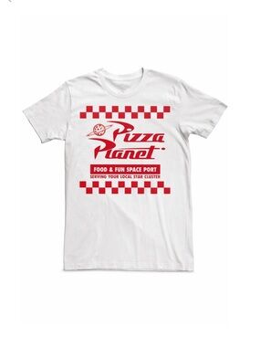Mens Disney Pixar's Toy Story Pizza Planet Box‎ T-Shirt Crewneck Short Sleeve M
